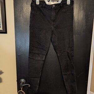 Hollister Black Distressed Jeggings